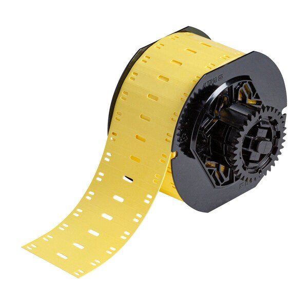 Cable Tags 0.39in H x 2.36in W Thermoplastic Polyether Polyurethane Yellow 750/RL